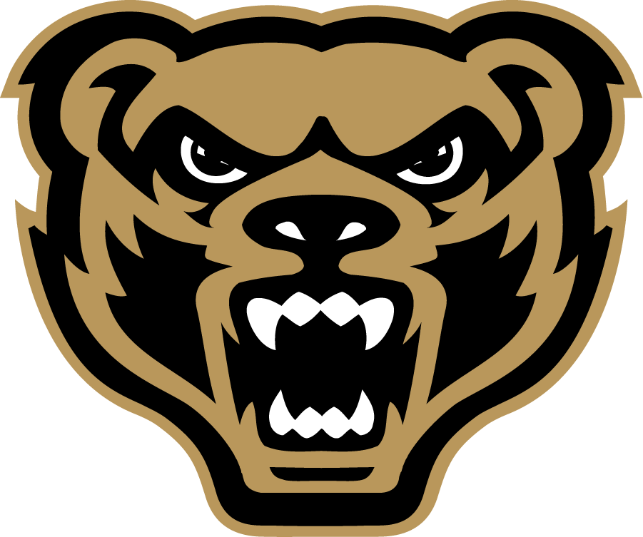 Oakland Golden Grizzlies 2021-Pres Primary Logo iron on transfers for clothing
